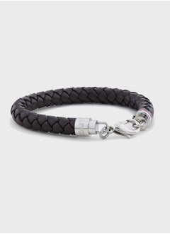 TOMMY HILFIGER Iconic Th Braided Leather Bracelet  - Image 2