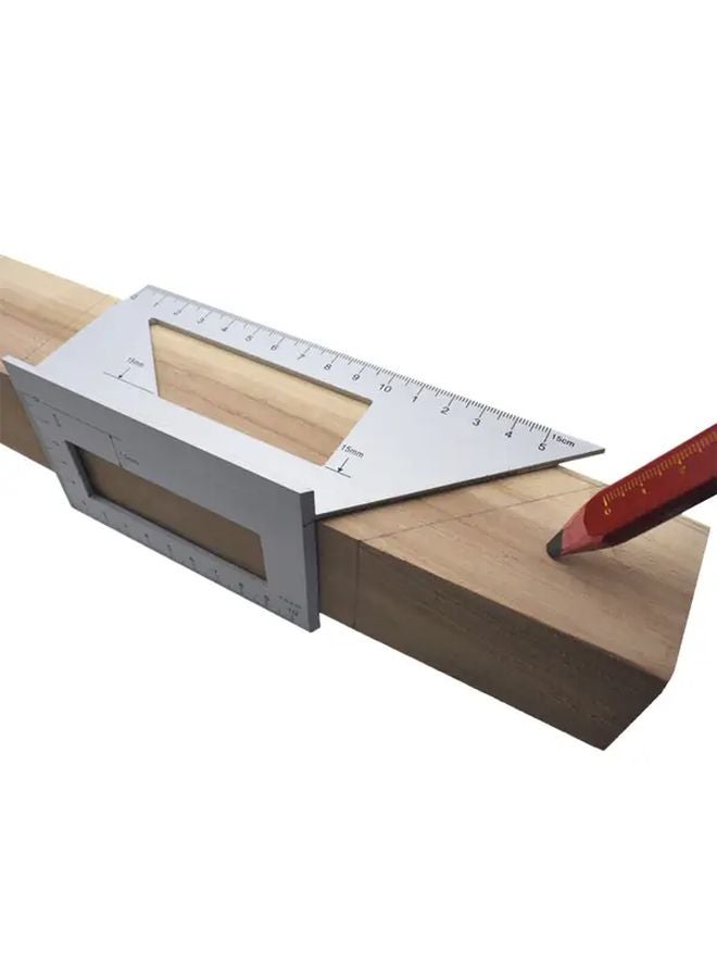 سيليفري 45 90 درجة منقلة قياس زاوية أدوات النجارة مسطرة قياس - Image 5