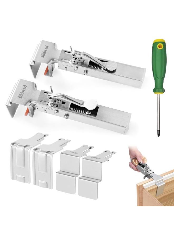 Jikbeed Adjustable Drawer Fixing Clamps, Drawer Clamps for Drawer Panel Installation Fixing Clips, Easy, Labor-Saving, and Efficient Drawer Fixing Clip - Image 1