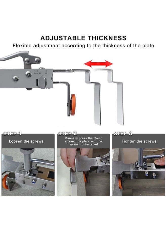 Jikbeed Adjustable Drawer Fixing Clamps, Drawer Clamps for Drawer Panel Installation Fixing Clips, Easy, Labor-Saving, and Efficient Drawer Fixing Clip - Image 5