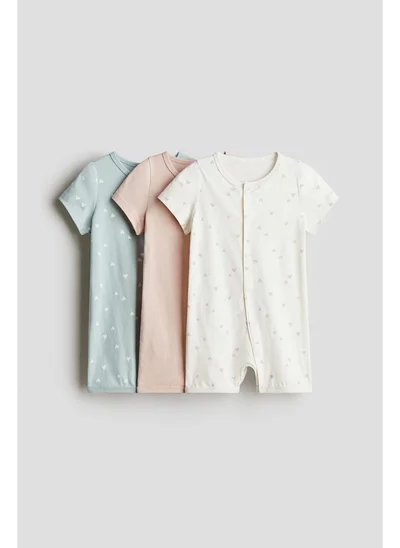 H&M 3-pack cotton pyjamas