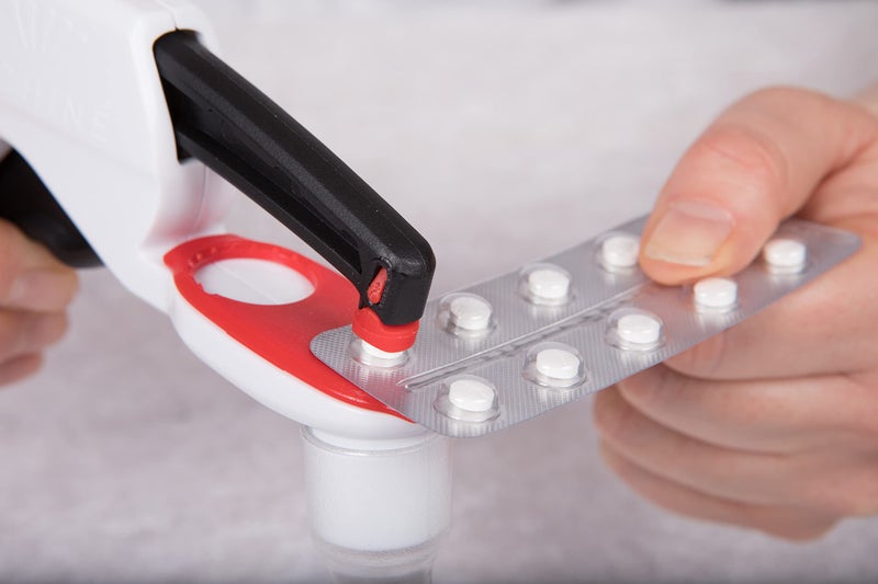 EQUADOSE Pill Popper for Blister Packs, Effortlessly Push Tablets from Blister Packs, Quick and Easy Medication Dispenser Tool for Seniors, Arthritis, Easy to Use with Limited Dexterity - Image 2