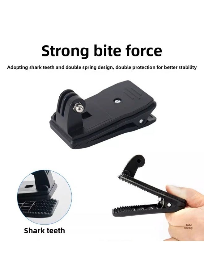 Generic For DJI Osmo Pocket3 Sports Camera Accessories Frame Head Wear Chest Strap Backpack Clip Selfie Stick Tripod-Color:Pocket3 Adjustable Aluminum Alloy Tripod [can Be Linked With Selfie Stick]  - Image 4