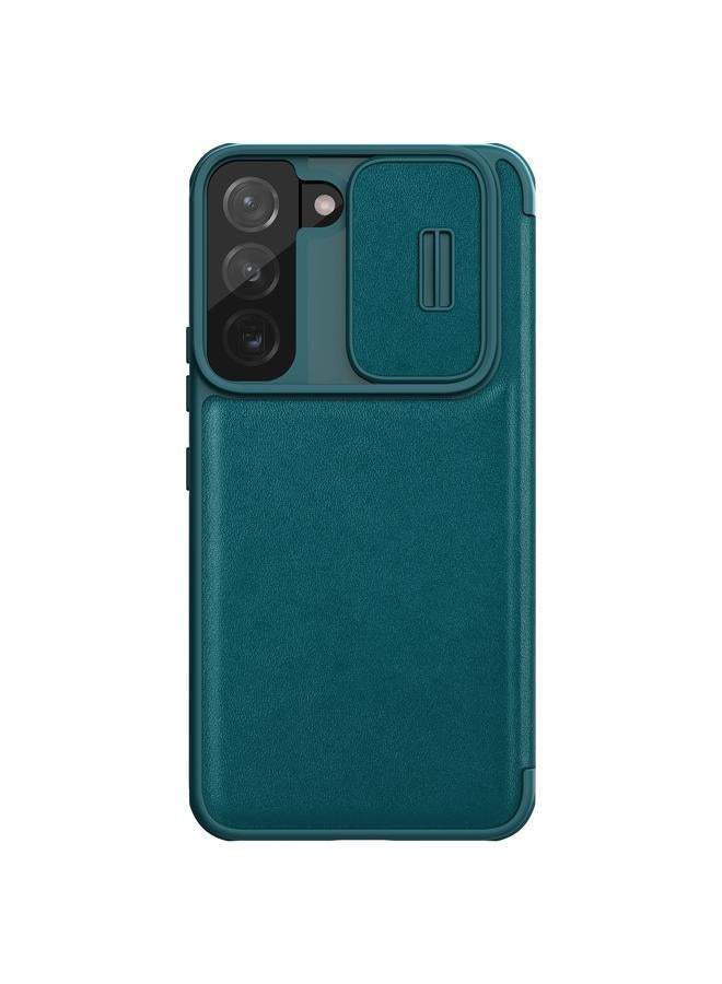 Nillkin Case For Samsung Galaxy S22+ 5G QIN Series Pro Sliding Camera Cover Design Leather Phone Case - Image 1