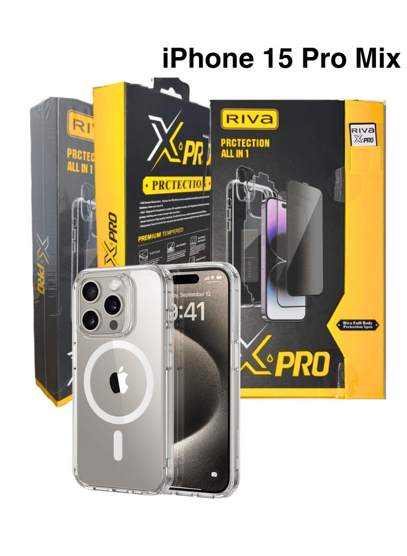 Riva Complete protection package for iPhone 15 Pro Mix from Riva360 - Image 1