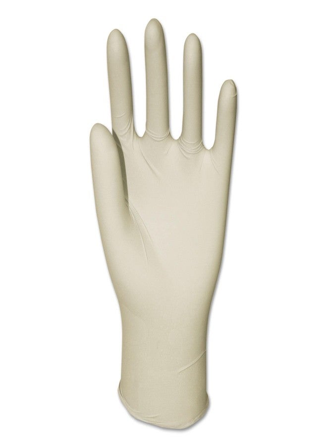 Boardwalk General-Purpose Latex Gloves, Powder-Free, 4.4 Mil, Large, Natural, 100/box - Image 3