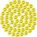 Skylety 100 Pieces Mini Smile Face Stress Balls Funny Stresbe Happy Foam Soft Colored Smile Toys for Adults 12 Inch Relief Balls for AnxietyYellow - Image 3