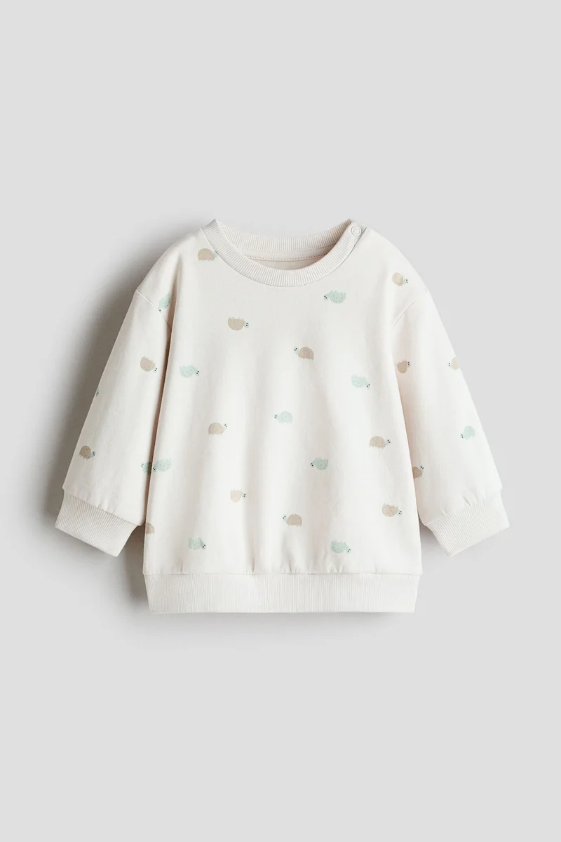 اتش اند ام بلوزة من القطن السميك