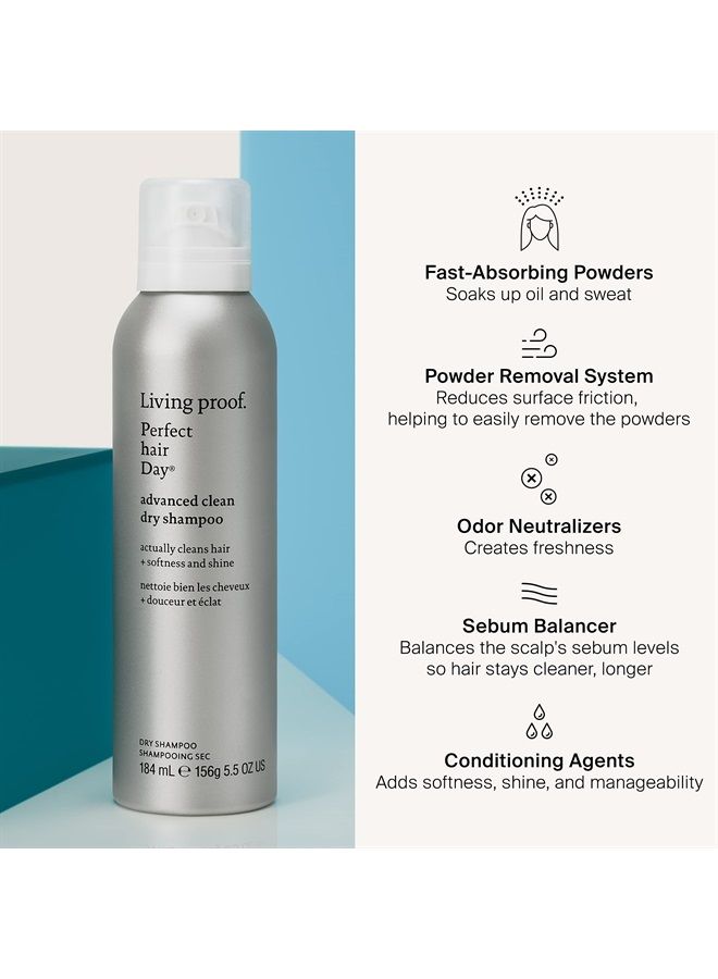 Living Proof Dry Shampoo, Perfect hair Day Advanced Clean, Dry Shampoo for Women and Men, 5.5 oz - Image 4
