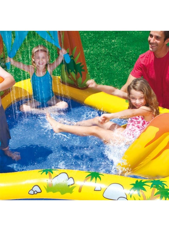 INTEX Dinosaur Play Center Inflatable Swimming Pool 98.03x75.2x42.9cm - Image 4