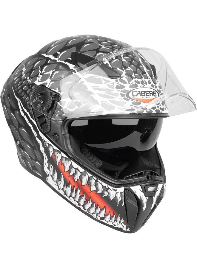 CABERG HELMETS خوذة درفت إيفو II كاملة الوجه من الألياف الزجاجية - Image 3