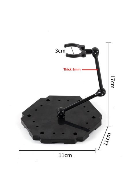 Q Version Of The Animation Hand Stand BB Model Display Stand Base SD 1/144 Gundam Toy Hand Around-Color:Black