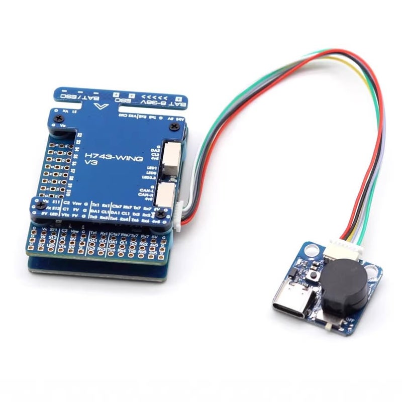H743 WING V3 Flight Controller Compatible with Fixed-Wing Aircraft 2-8S Dual Gyro Dual Camera Support FPV Use - Image 5