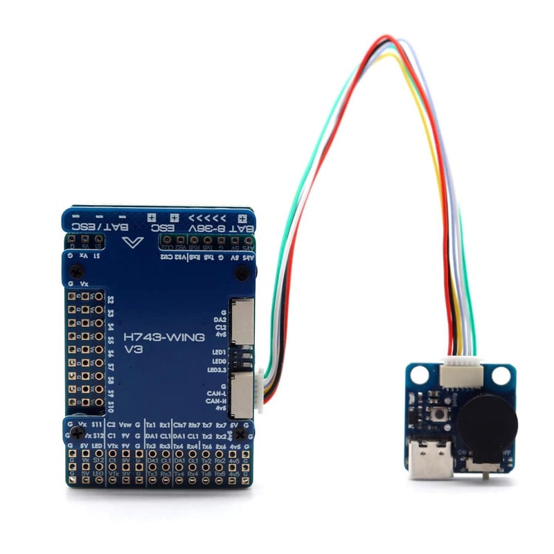 H743 WING V3 Flight Controller Compatible with Fixed-Wing Aircraft 2-8S Dual Gyro Dual Camera Support FPV Use - Image 1