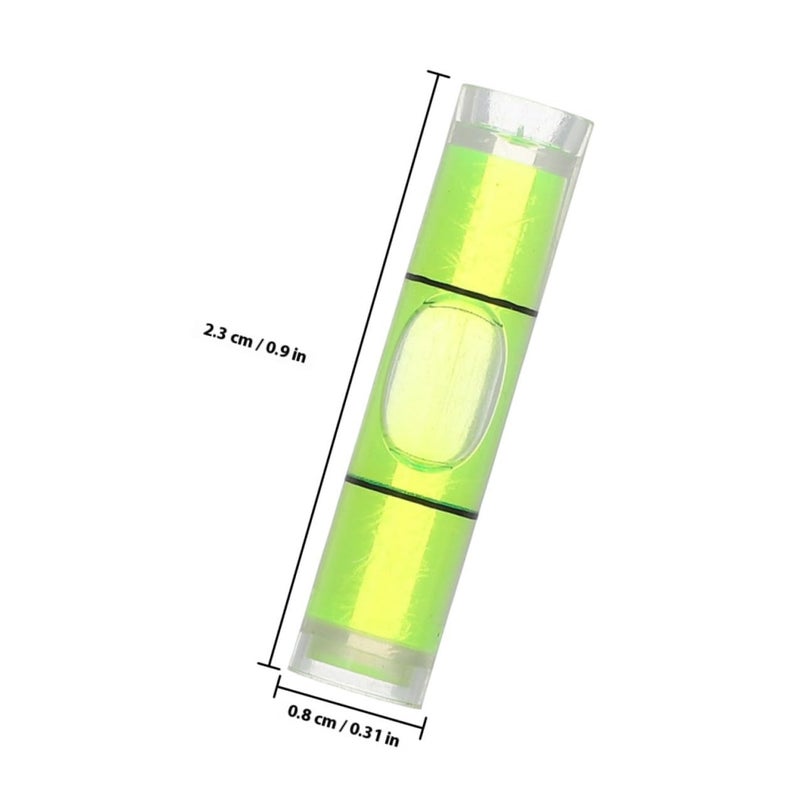 50Pcs Mini Bubble Levels 8x23mm Horizontal Spirit Level Tool For Picture Hanging Installation - Image 3