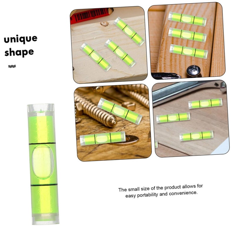 50Pcs Mini Bubble Levels 8x23mm Horizontal Spirit Level Tool For Picture Hanging Installation - Image 4