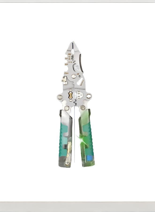 【One Plier is Enough!】Multi-functional Pliers for Wire Stripping, Foldable Electric Pen, and Screwdriver - Image 1