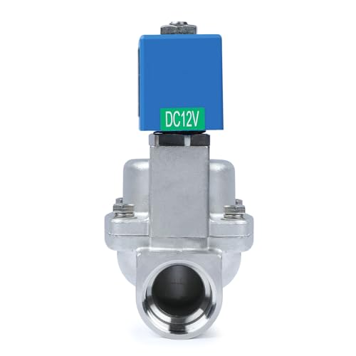 U.S. Solid US Solid 1 High Pressure Solenoid Valve 12V DC Stainless Steel 100 bar 76F to 248F HeatResistant HighPressure Valve for Industrial Use Water Gas Oil and Fluid Control - Image 3