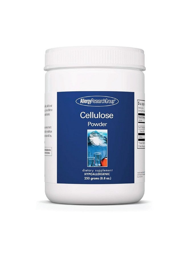 اليرجي ريسيرتش جروب مسحوق السليلوز من Allergy Research Group - مسحوق السليلوز الجريزوفولفين، مكمل غذائي للألياف غير القابلة للذوبان بتركيز 2000 ملجم، سليولوز مسحوق، غير قابل للتخمير، مضاد للحساسية - 8.8 أونصة - Image 1