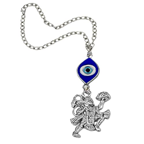 AFH Lord Flying Hanuman Religious Evil Eye Hanging for Protection and Good Luck Dream Catcher Positive Vibes Balcony, Gift, Vehicle, Wind Chimes - Image 1
