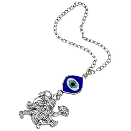 AFH Lord Flying Hanuman Religious Evil Eye Hanging for Protection and Good Luck Dream Catcher Positive Vibes Balcony, Gift, Vehicle, Wind Chimes - Image 2