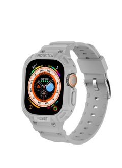 GULFLINK Band + Case Sports Wrist For Apple Watch 8 Ultra 49mm Gray  - Image 1