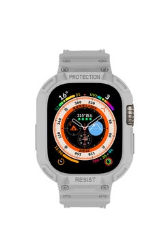 GULFLINK Band + Case Sports Wrist For Apple Watch 8 Ultra 49mm Gray  - Image 3