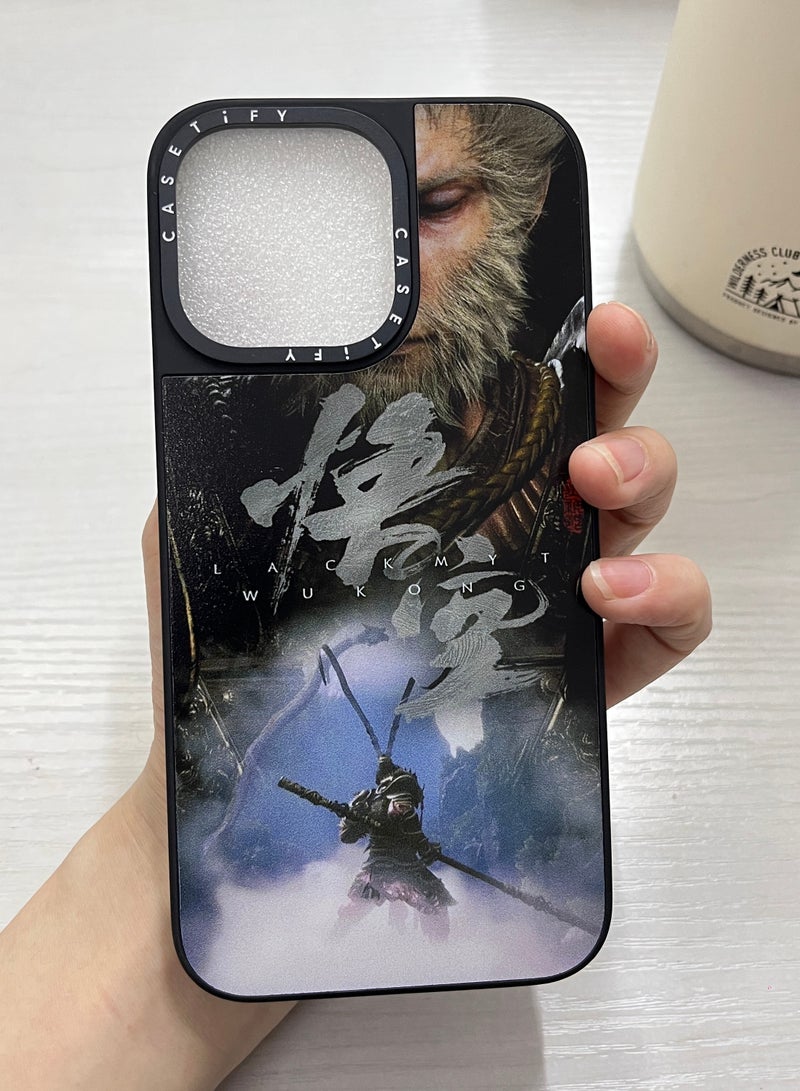 Casetify Apple iPhone 15 Pro Max Case Wukong Magnetic Adsorption Phone Cover - Mirror Face - Image 2
