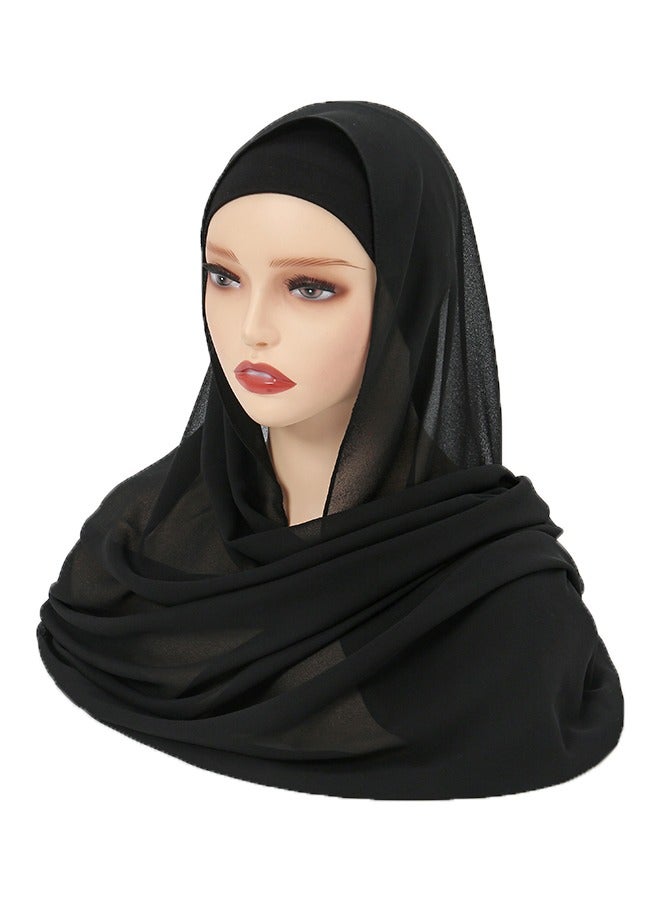 Hijab Scarf with Undercap Set Women Prayer Clothing Essential  - Image 3