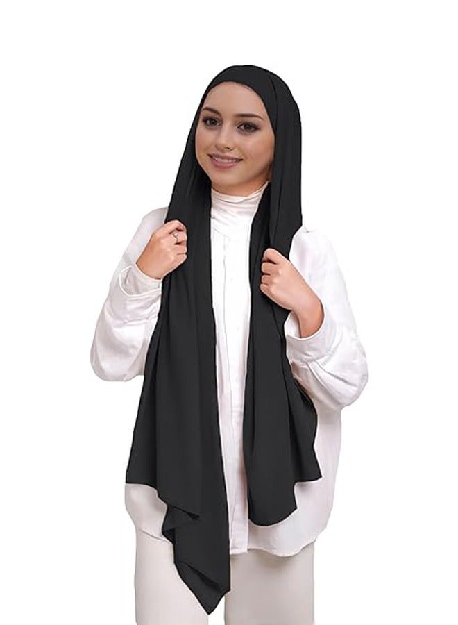 Hijab Scarf with Undercap Set Women Prayer Clothing Essential  - Image 5