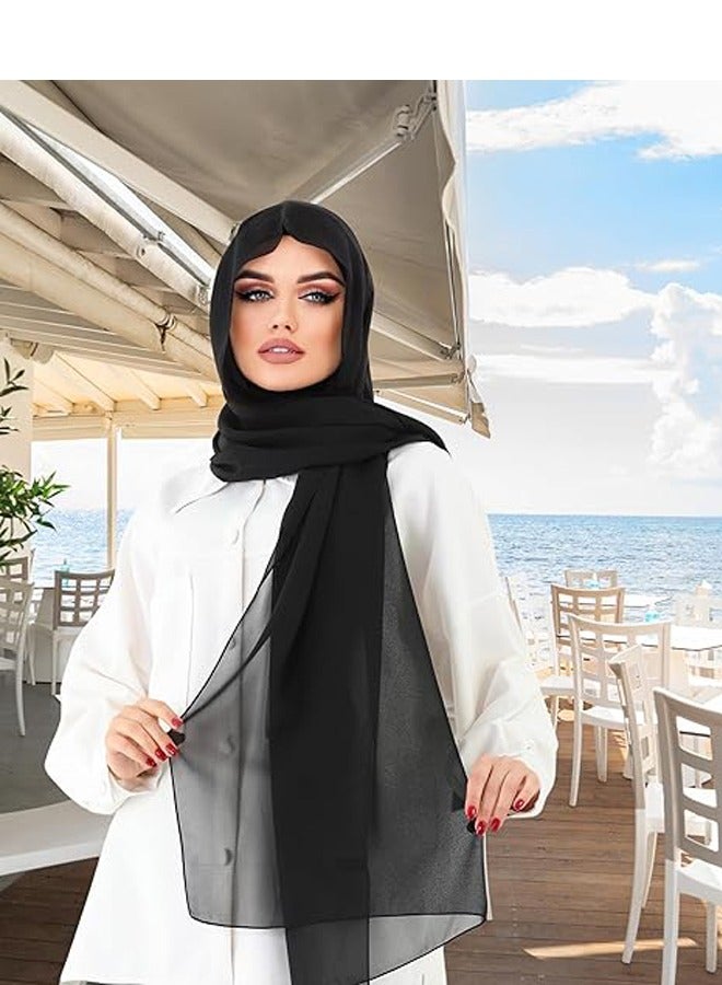 Hijab Scarf with Undercap Set Women Prayer Clothing Essential  - Image 4