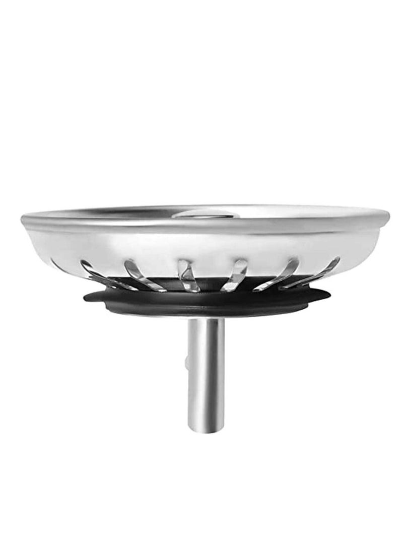 Y&D Sink Strainer Kitchen Basket Replacement Stainless Steel Waste Plug Basin Filter Stopper For Bathroom Accessories  - Image 2