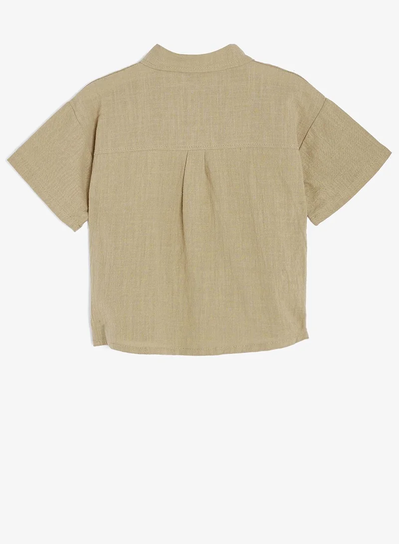 Pinata  Cotton Pocket Detail Shirt and Shorts set for Men | Best Price UAE