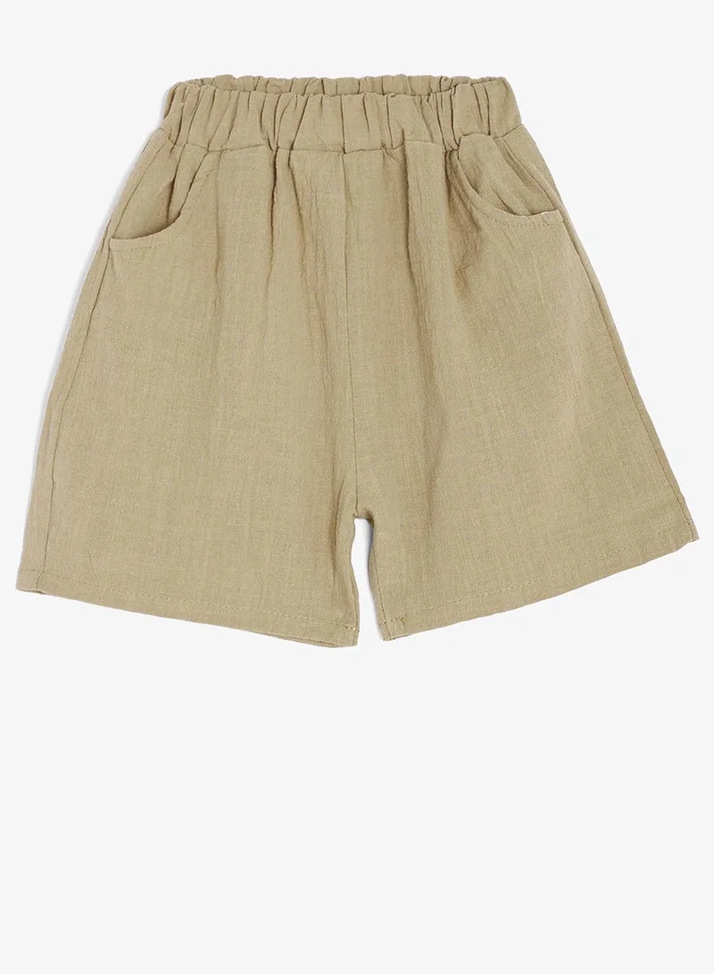 Pinata  Cotton Pocket Detail Shirt and Shorts set for Men | Best Price UAE