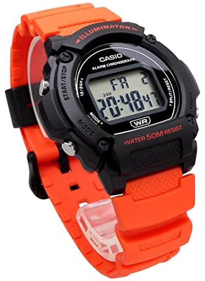 Resin Digital Watch W-219H-4AVDF