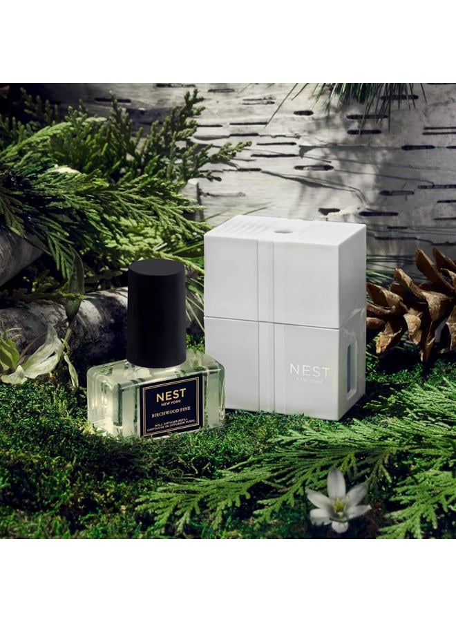 NEST FRAGRANCES Wall Diffuser Refill Vials, Birchwood Pine - Set of 2 - Up to 60 Days of Continuous Scent - Cruelty Free, Vegan - Made in USA - Image 2