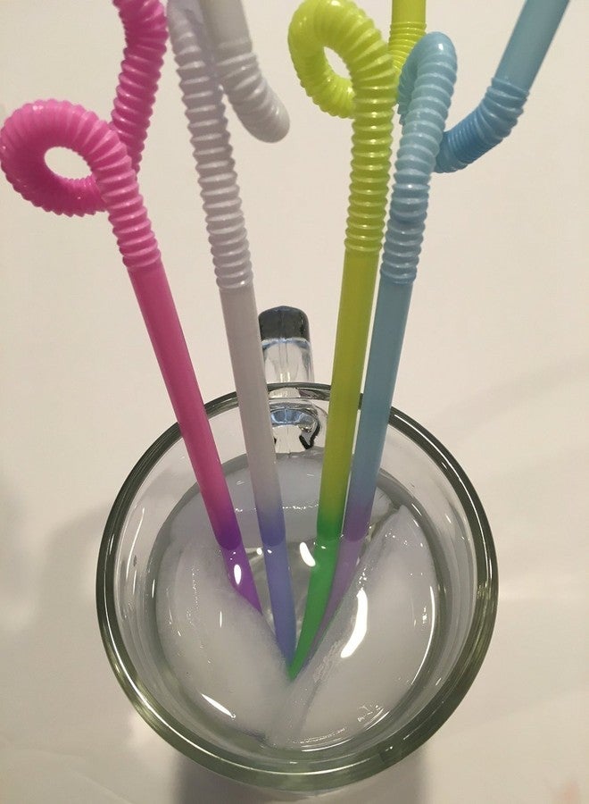 Cool Change FunFlex Color Change Disposable Straws That Stretch and Bend - 2 pk - Image 2