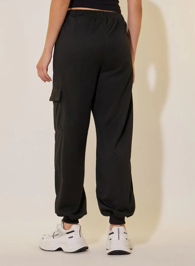 تايك تو Solid Loose Fit Pockets Joggers