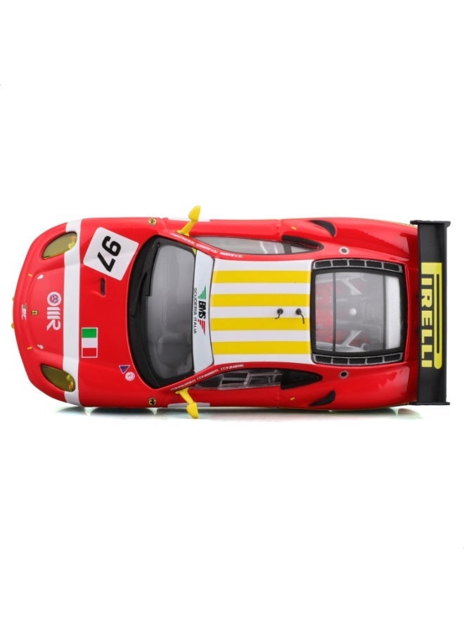 Bburago B18-36303 Ferrari Racing F430 GT2 2008 Super Car Childrens 1:43, Red - Image 4