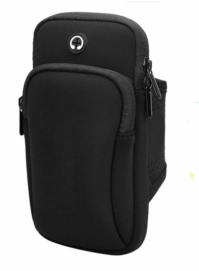 Polyester Outdoor Running Cell Phone Arm Band Gym Holder Bag for iPhone 12 11 for Samsung Galaxy s21 Note 20 up to 6.5in Phones - Image 1