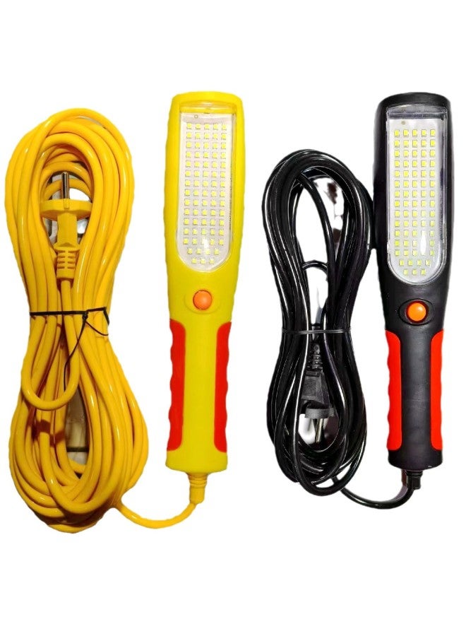 Loquat With Line Work Maintenance Light 72 Beads Strong Light Super Bright LED Auto Repair Light With Hook Strong Magnetic LED Work Light Manufacturers-Power:72 Beads Led Work Light ( 5m ) Black European P - Image 5