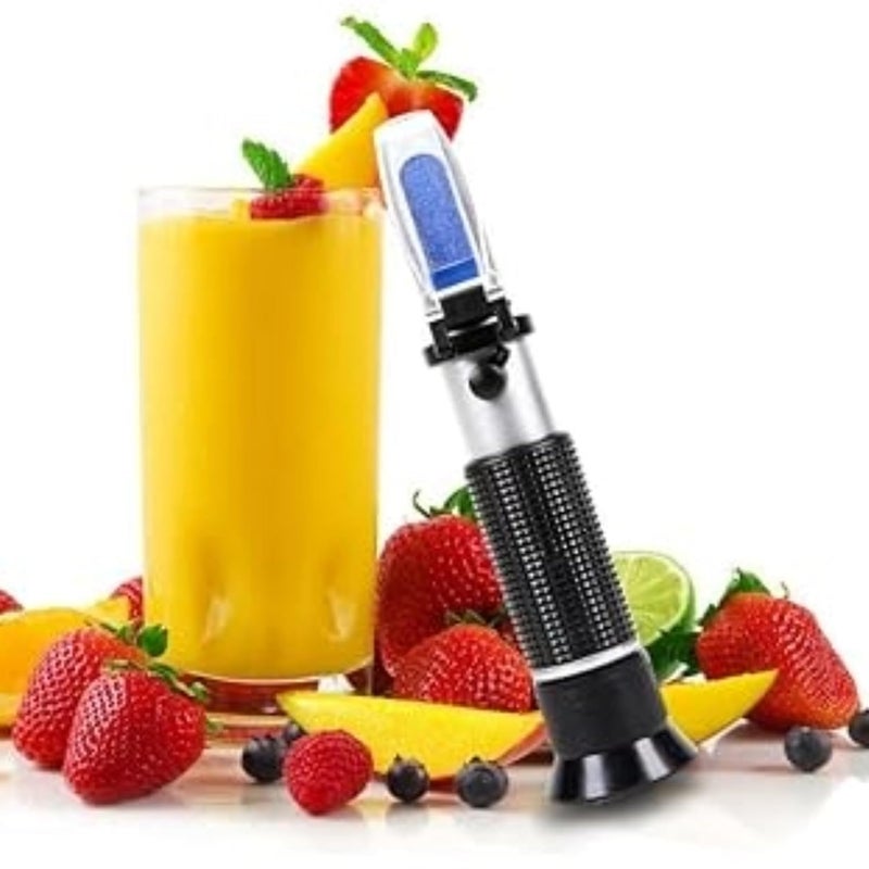 LABART Erma Hand Refractometer 0-50% Brix Professional Grade Optical Hand Held Refractometer, Sugar Type for Syrup, Jelly, Jam Low Volume 0 to 50% Brix Sugar Content Testing Equipment - Image 1