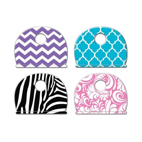 Lucky Line, Vinyl, Designer Pattern Key Identifier Caps, 4 Pack (16304) - Image 5