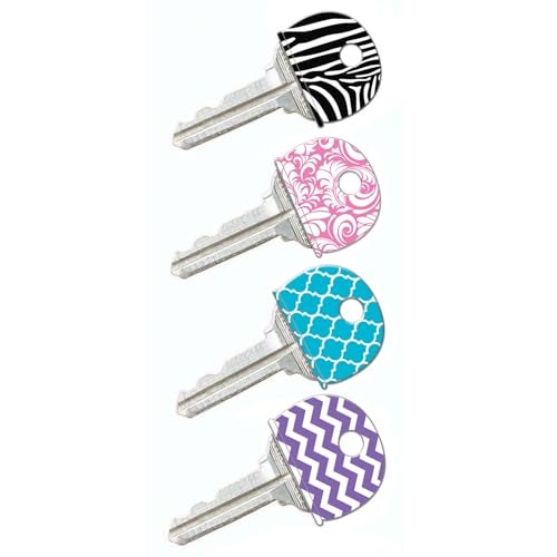 Lucky Line, Vinyl, Designer Pattern Key Identifier Caps, 4 Pack (16304) - Image 3