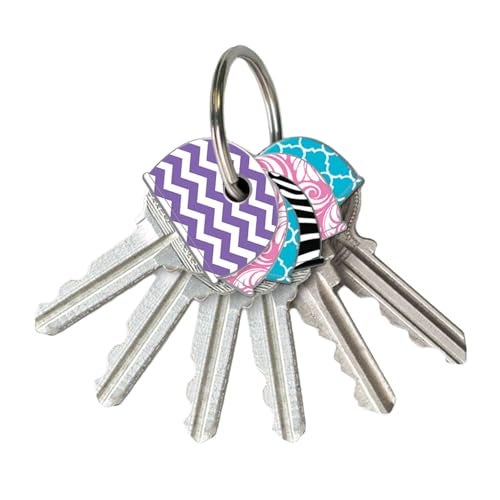 Lucky Line, Vinyl, Designer Pattern Key Identifier Caps, 4 Pack (16304) - Image 2