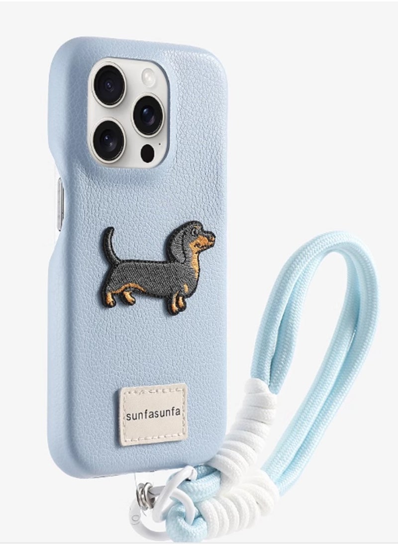 Generic - Foundation make-up sausage dog apple 15 promax mobile phone case iphone15 promax new apple 15 advanced feeling - Image 1