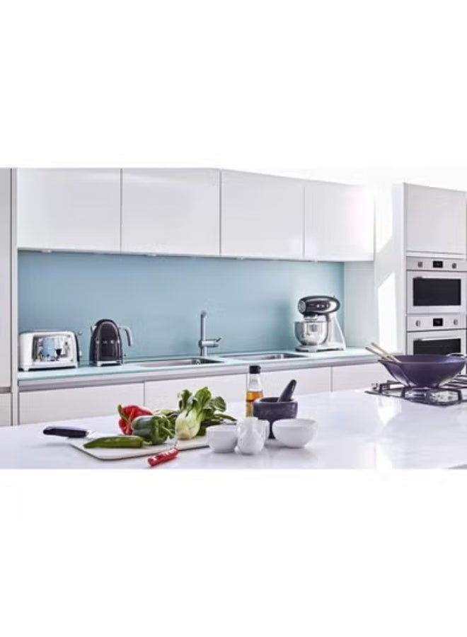 smeg 50's Retro Style Aesthetic Electric Kettle 1.7 L 2400 W KLF03BLEU Black/Silver - Image 4
