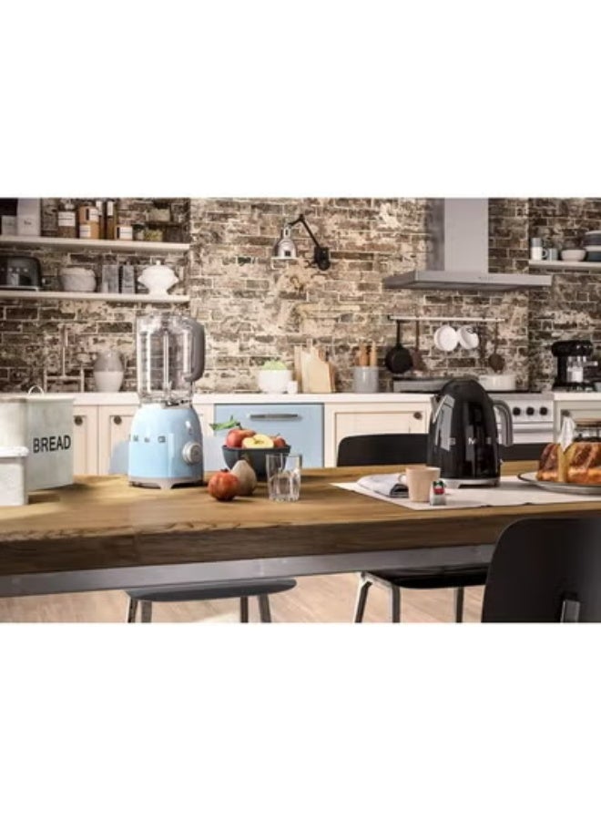smeg 50's Retro Style Aesthetic Electric Kettle 1.7 L 2400 W KLF03BLEU Black/Silver - Image 5