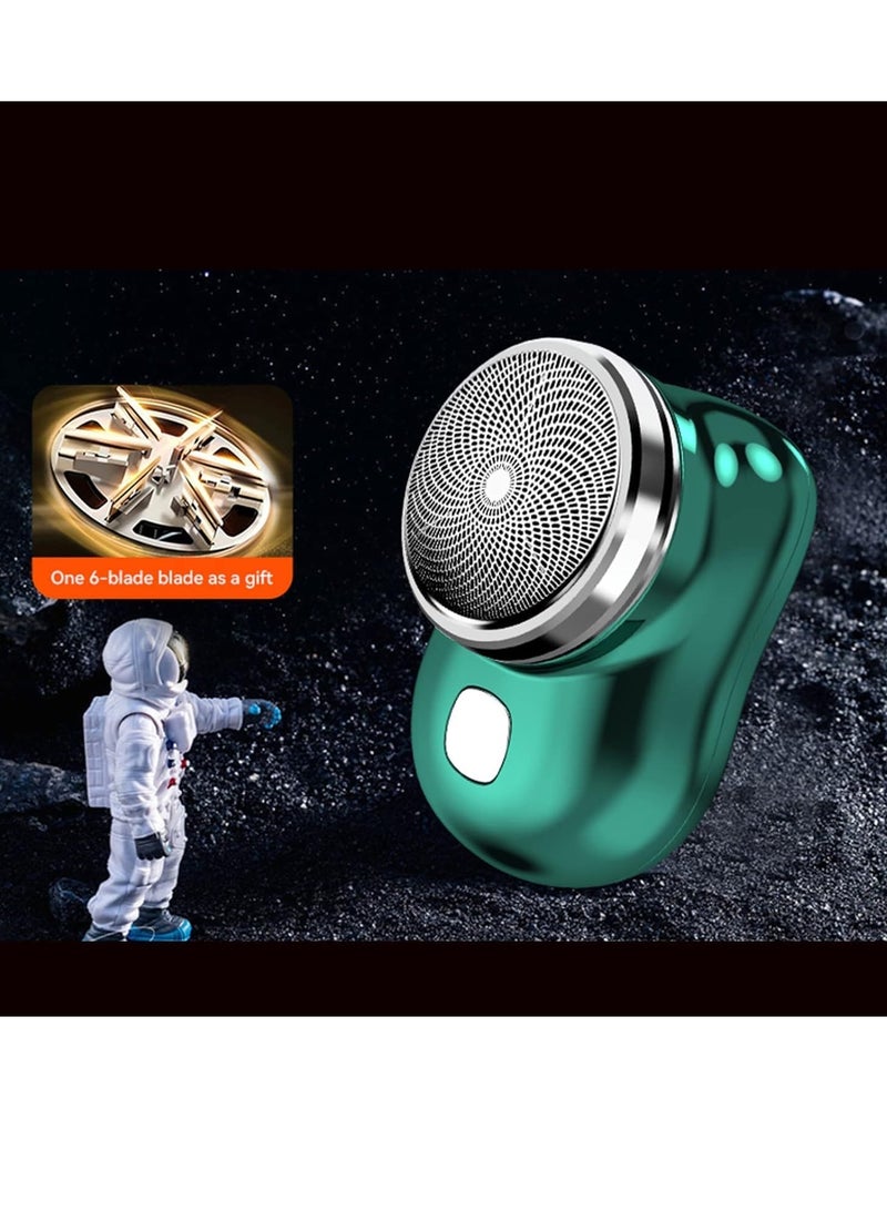 Electric Razor for Men, Newest Mini-Shave Portable Electric Shaver, Pocket Size Portable Shaver Wet and Dry Mens Razor USB Shaver Charging Easy One-Button Use Suitable for Home,Car,Travel - Image 4