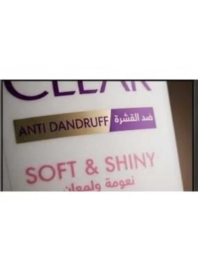 Clear  Anti-Dandruff Shampoo  Soft & Shiny Women's 360ML (Packaging may vary) - Image 5